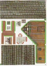 3d Paper House Print Out Warhammer Buildings Paper Models By Dralair Casa Para Rpg Games Paper Models Paper Houses Glitter Houses