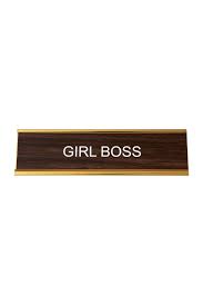 A tribute desk plaque from fishers laser carvers gift for boss engraved wood plaque ceo desk decor gift. Maison 24 Desk Plaque Girl Boss From Manhattan By Maison 24 Shoptiques