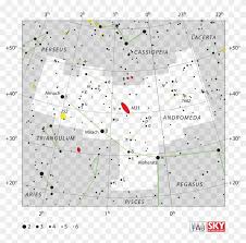 Andromeda Constellation Star Chart Hd Png Download