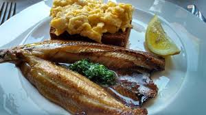 'kippers are one of those things that have to feature on a brunch menu. Fresh Kippers And Egg For Breakfast Picture Of Ravenhill House Belfast Tripadvisor