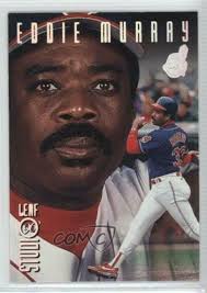 1996 Leaf Studio Silver Press Proof /100 Eddie Murray #96 HOF