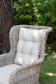 Cuscini belli e resistenti per completare le sedute del tuo giardino. Set Di Poltrona Con Schienale Alto Pouf Cuscini Martinique Deluxe 89x66x101 Cm Garden Center Jardinitis