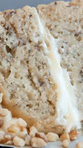 Best Ever Banana Cake With Cream Cheese Frosting Note To Myself This Cake Took 2 Hours To Bake In My Oven Ejm Banana Recipes Best Ever Banana Cake Desserts