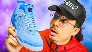 I FOUND 1 OF 23 JORDAN 4 UNC PE'S AT A RESALE STORE!!!!