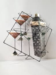 Lot Art Curtis Jere Martini Metal Wall Sculpture