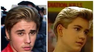 Justin Bieber's Long Blonde Hair Resembles Pop Culture Star Zack Morris'