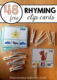 Teach Rhyming Words With This Fun Printable The Measured Mom Rhyming Activities Preschool Literacy Preschool Activities