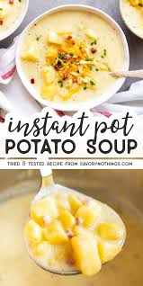 Loaded Instant Pot Potato Soup In 2020 Instant Pot Dinner Recipes Instant Pot Soup Recipes Easy Instant Pot Recipes