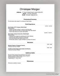 For example, the chronological cv, which is the most common of them all, is used to emphasise an applicant's employment history.it starts by listing their professional experience in reverse chronological order (that is, with their most recent. Free Cv Creator Maker Resume Online Builder Pdf