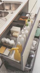Store Dish Washing Liquid And Sponges In A Drawer Under The Sink Kitchen Organization Kitchen Design Kitchen Storage Kitchen