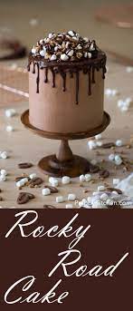 The Most Decadent Chocolate Rocky Road Cake Possible Via Preppykitchen Ice Cream Desserts Amazing Cakes Desser Desserts Rocky Road Cake Birthday Desserts