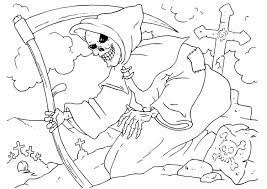Find the links to all the other halloween coloring sheets in this series at the bottom of this post. Grim Reaper Halloween Coloring Pages Halloween Coloring Free Halloween Coloring Pages