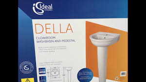 ideal standard della full pedestal