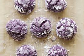 Ube Crinkle Cookies Filipino Purple Yam Cookies Hungry Huy Recipe Crinkle Cookies Crinkle Cookies Recipe Crinkles Recipe