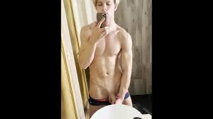 german twink is jerking off until he cums