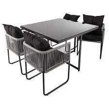 tavolo da giardino 4 sedie in resina l 107 cm maisons du monde garden table and chairs garden table garden chairs