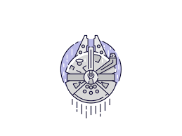 Millenium Falcon Star Wars Drawings Star Wars Tattoo Star Wars Art