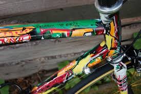 Pin By Jennifer Evans On Paint Paint Bike Bicycle Painting Bicycle Art Recycled