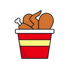 Download chicken dinner cliparts and use any clip art,coloring,png graphics in your website, document or presentation. Balde De Ilustracao Vetorial De Frango Frito Isolado No Fundo Branco Comida Clip Art Clipart De Frango Frito Frango Frito Desenho Animado Imagem Png E Vetor Chicken Vector Food Clips Fried