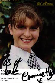 Connie Hyde autograph collection entry at StarTiger