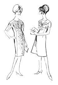 I guess they're hoping that the generic, cheapo coloring book they found at the dollar. 1960s Colouring In Fashion Line Drawings For Sewing Patterns 1960s Fashion Colorful Fashion Fashion Line