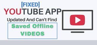 Whether you want to save a viral facebook video to send to all your friends or you want to keep that training for online courses from youtube on hand when you'll need to use it in the future, there are plenty of reasons you might want to do. Fixed Updated My Youtube App Can T Find My Saved Offline Videos Techprofet