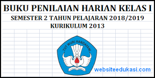 Kumpulan sampul/cover perangkat pembelajaran yang indah dan menawan. Format Daftar Nilai Harian Kelas 1 Semester 2 K13 Tahun 2019 Dikdasmen Info