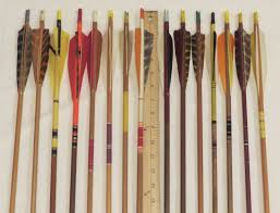 Vintage Wood Arrows Pick Up To 6 Decorative Vintage Wooden Arrows Archery Colorful Painted Wood Shafts With Feather Fletc Vintage Wood Wood Arrow Wooden Arrows