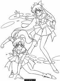 The characters from the series have gained great popularity throughout. Get This Anime Coloring Pages For Girls Sailor Moon In Action