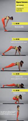 sirt gogus karin arka kol ve on omuz kaslarini calistiran lay down push up egzersizi nasil yapilir sportmen egzersiz fitness t egzersiz workout fitness
