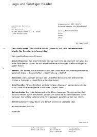 Der beliebte fensterumschlag im format „din lang kann einen zweimal gefalteten brief aufnehmen. Geschaeftsbrief Din 5008 2011 B A4 Ib Extensions
