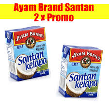 Santan kelapa 20% lemak nabati. Ayam Brand Coconut Milk Santan Kelapa 200ml X 2 Promo Lazada