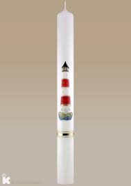 Maybe you would like to learn more about one of these? Kommunionkerze Leuchtturm Aus Wachs Gegossen Und Bemalt