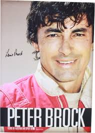 Signed (Lewis Brock) Peter Brock Poster
