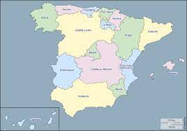 Demo video van de kaart spanje regio's en hoofdsteden. Onderverdeling Spanje In Regio S Provincies En Comarca S Spanjevandaag