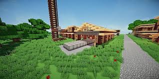 Easy minecraft building system with 5x5 house. Modern Eco Village Lumberjack Sawmill 1 Minecraft Map