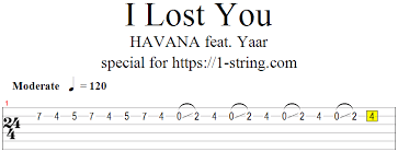 Em after everything i've lost on you c is that lost on you? Havana Feat Yaar I Lost You On One Guitar String Tabs Lesson