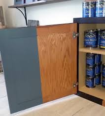 Such beautiful woodwork, it'd be a shame to cover it up. Gray Gel Stained Cabinet General Finishes Design Center