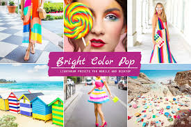 10 Mobile & Desktop Bright Color Pop Lightroom Presets