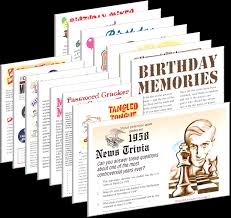 Answers and tools to … 1958 Birthday Pack Special 60th Birthday Free Party Games