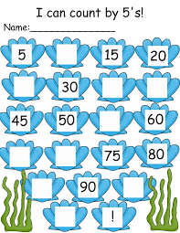 The Crazy Pre K Classroom Under The Sea Ocean Themed Math And Literacy Unt Kindergarten Worksheets Counting In 5s Skip Counting Kindergarten