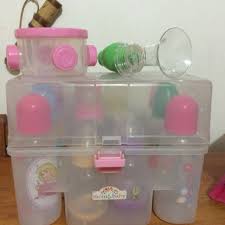 Baby Bottle Storage Box With Feeding Bottles Babies Kids Nursing Feeding Breastfeeding Bottle Feeding On Carousell