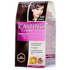 The black cherry hair color has an intense color. Buy Loreal Paris Casting Creme Gloss Conditioning Hair Colour 360 Black Cherry 87 5 G 72 Ml Online Sastasundar Com