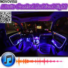 Biz yuqori sifatli materiallar va ehtiyot. Novovisu Umgebungs Rhythmus Licht Fur Alle Auto Tuning Innen Musik Sound Licht Diy Auto Atmosphare Refit Glasfaser Band Light For Light Soundlight For Car Aliexpress
