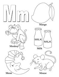 My A To Z Coloring Book Letter M Coloring Page Download Free My A To Z Coloring Book Letter M Col Alphabet Coloring Pages Coloring Letters Alphabet Preschool