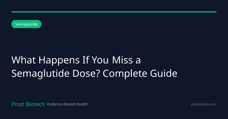 What Happens If You Miss a Semaglutide Dose? | Missed Dose Protocol (2026)  | Prost Biotech