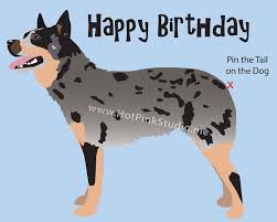 Black And White Blue Heeler Clipart Blue Heeler Dog Pin The Tail On The Australian Cattle Dog Game For Birthday Party Instant Download Printable Digital Jp In 2020 Blue Heeler Dogs Dog Pin Blue Heeler
