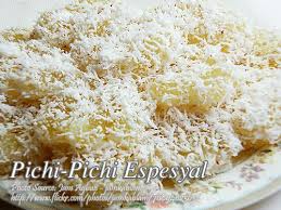 Pichi Pichi Espesyal Kawaling Pinoy Tasty Recipes Recipe Filipino Food Dessert Filipino Desserts Kalamay Recipe