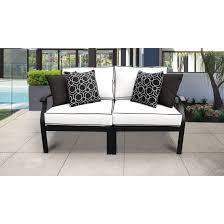 Kathy ireland outdoor furniture reviews. Kathy Ireland Homes Gardens By Tk Classics Madison Metal 2 Person Seating Group With Cushions Reviews Wayfair