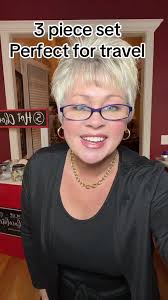 Oh my goodness! Exactly what I have been looking for. This 3 piece set is  perfect for travel. For reference, I’m 5’4, 170 pounds. I ordered an XL.  Not thin by any means but think it fits perfectly. ...